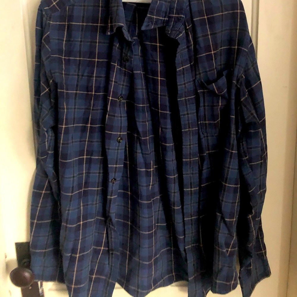 Blue Eddie Bauer flannel